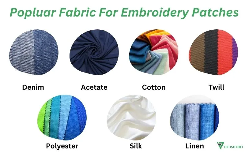 7 Popular types of best fabric for embroidery patches