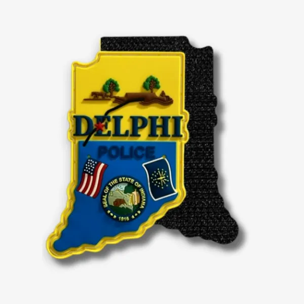 Delphi Police PVC Velcro Patch