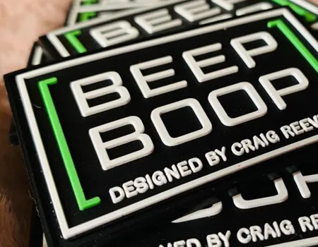 Beep Beeop Design PVC Patches