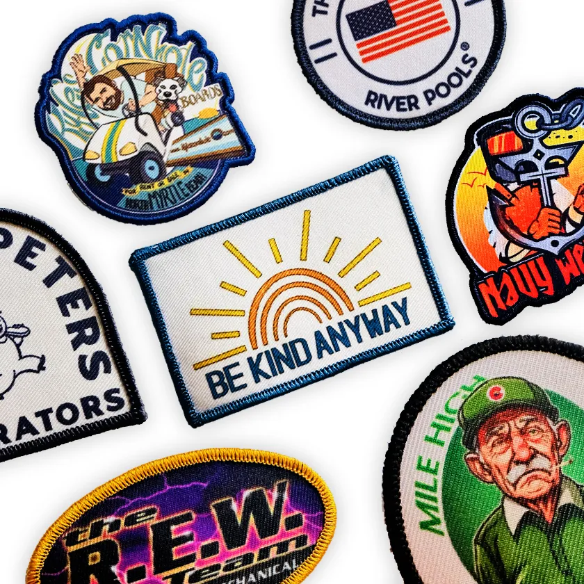 Personalized sublimation patches