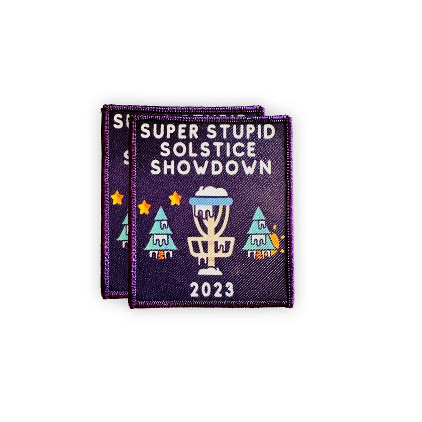 Super stupid solstice sublimated patch